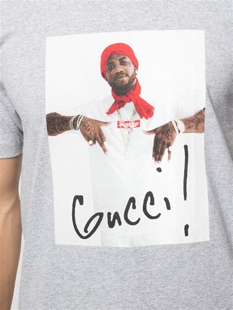 gucci mane supreme replica|supreme gucci mane t shirt.